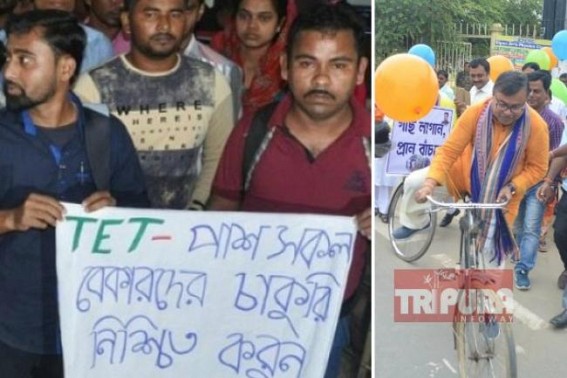 BJP's 19 months old rule turned massive failure, India's highest unemployment  to Statewide starvation deaths in Tripura : Ratan Lal's wrong influence on State Govt caused heavy losses to BJP