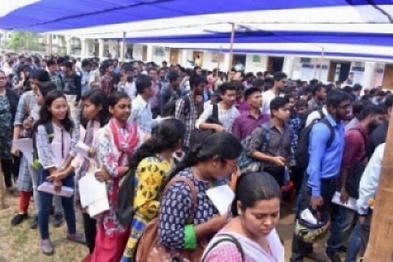 Massive unemployment, job drop hit Tripura