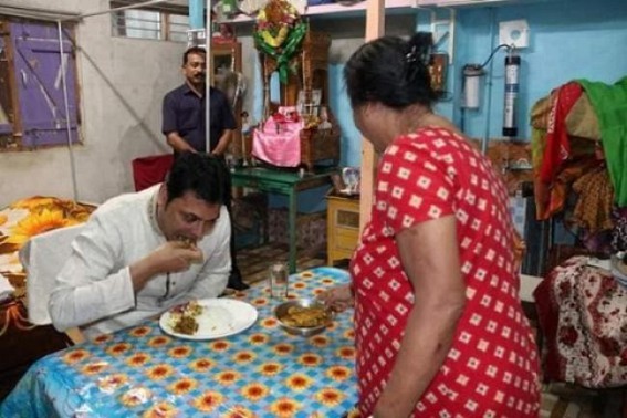 Tripura reels under severe problems from load shedding to blood shortage in hospitals, massive unemployment, Biplab travels home to home for Sunday lunch