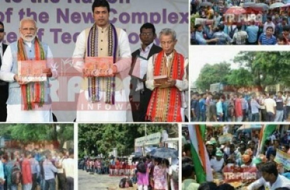 Biplab Deb led BJP Govt failed to provide 50000 Govt Jobs in 1st year, Tripura continues to top in Unemployment 