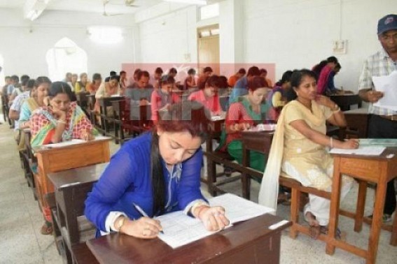 Latest TET examinationâ€™s many Questions remained out of syllabus, alleged job aspirants : Tough question-papers turn easy method to delay employment