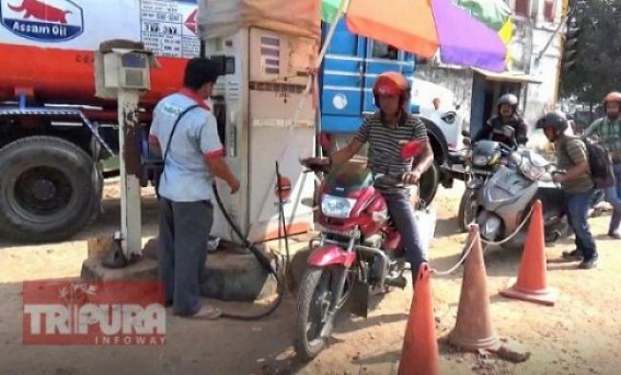 Fule crisis, high prices continue in Agartala