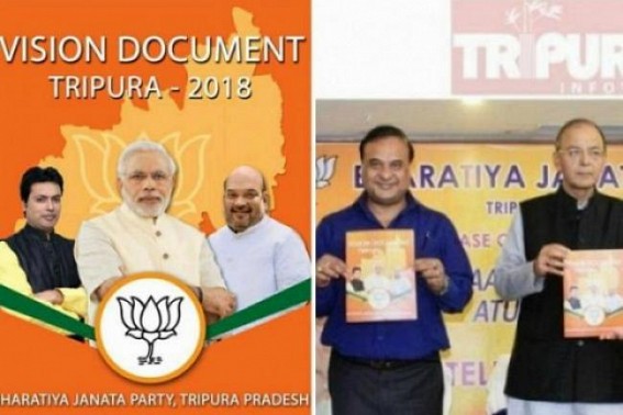 BJPâ€™s Vision Document's many Promises took U-turns from Tripura voters 