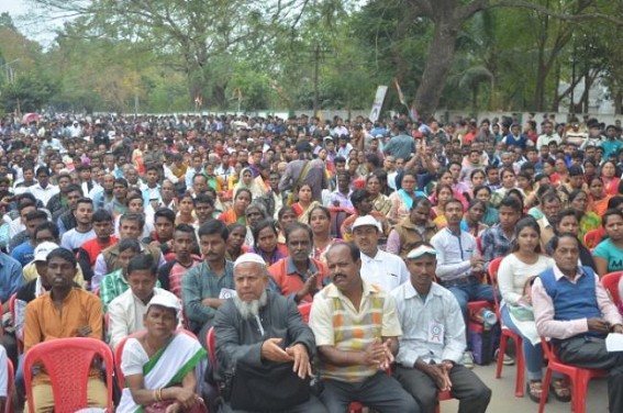 Congressâ€™s massive gathering at Raj Bhawan Abhiyan rally 