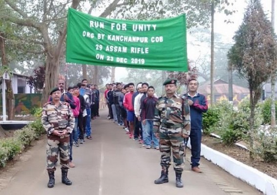 Assam Rifles organized â€˜Run for Unityâ€™ in Kanchanpur