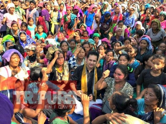 BJP Govtâ€™s inhuman â€˜no ration-supplyâ€™ policy  caused 6 starvation deaths : Jiten, Pradyot to various leaders visited Kanchanpur, Tripura CM yet to visit Bru victims 