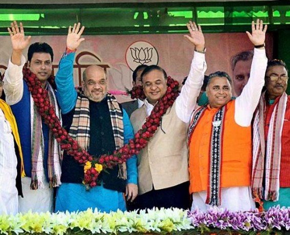 BJPâ€™s â€˜Cholo Paltaiâ€™ with 50,000 Govt Jobs promises in 1st year turned biggest ever Fake Pre-Election promise in Tripura : â€˜Chalo Paltaiâ€™ turned â€˜Chalo Bhagaaiâ€™, BJP turned a massive failure