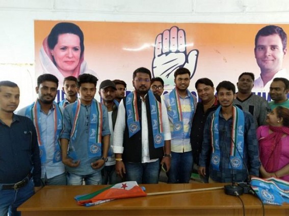 Students join NSUI leaving ABVP, SFI