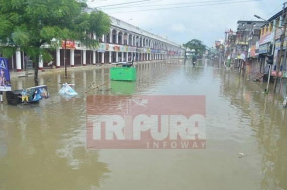 CPI-M says, it is unable to spot location for â€˜dharnaâ€™ due to water-logging 