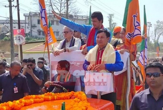 Tripura : BJP completes nomination submission for LS Election