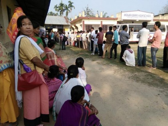 67% voting in Tripura LS polls till 3 pm