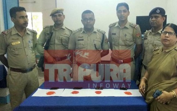 Central forces seized Yaba Tablets worths Rs. 4 lakh during Election Patrolling duty 