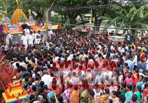 Devotees thronged to Jagannath temples on Ratha yatra