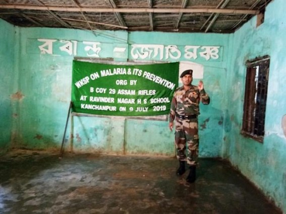 Assam Rifles conducted  Anti-Malaria campaign