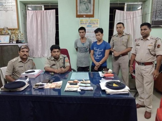 2 robbers arrested by Amarpur Police