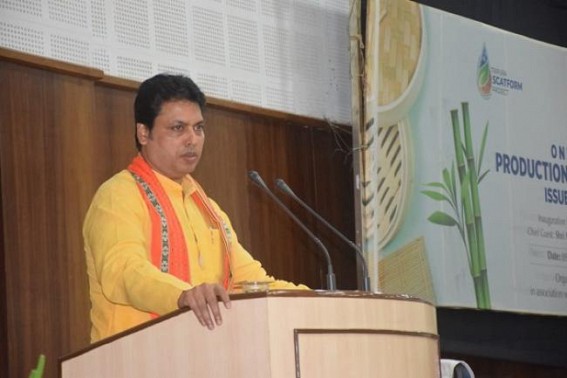 â€˜Bamboo is the biggest sector to draw Foreign currency in Tripuraâ€™ : CM