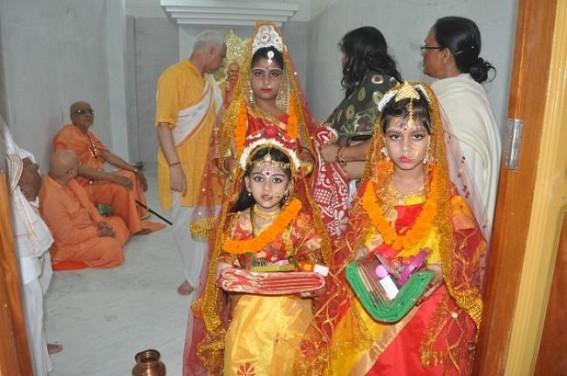 Kumari puja observed in Tripura