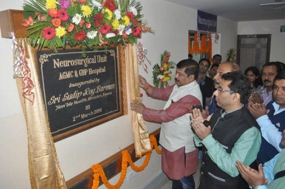Within four-months of promise, Sudip Barman inaugurates Neurological unit at two major hospitals