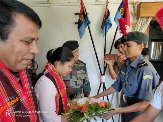Olympian Dipa Karmakar motivates NCC Cadets 