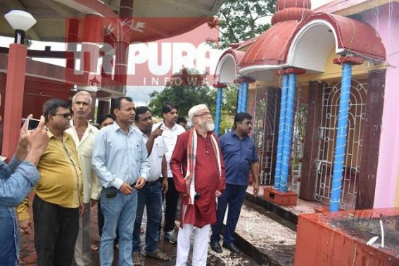 Tripuraâ€™s age-old â€˜Kharchiâ€™ festival on July 10, local MLA visited temple premise