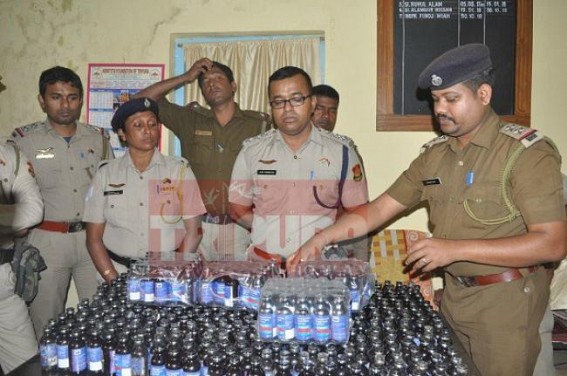 600 bottles of phensedyl ready for smuggling to Bangladesh seized by A D Nagar Police