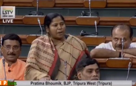 Why Pratima Bhowmik placing demands in Parliament which are already underway ? Is she hijacking Govtâ€™s good works in her credit ?