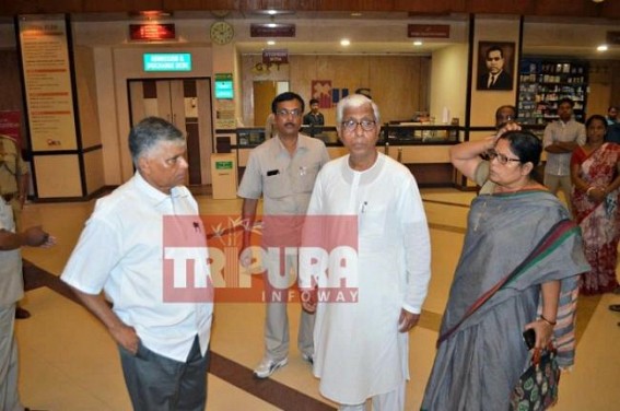 After 7 days mental torture, arrest threats by Tripura BJP Govt, Ex-PWD Minister Badal Choudhury’s Health in serious condition, admitted into ILS Hospital ICU After 7 days mental torture, arrest threats by Tripura BJP Govt, Ex-PWD Minister Badal Choudhury’s Health in serious condition, admitted into ILS Hospital ICU