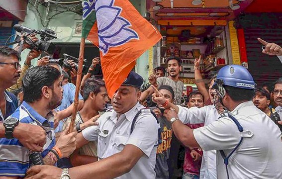 Several injured in clashes as police stop BJP bike rally in Bengal 