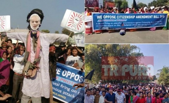 BJPâ€™s Pre-Election JUMLA to lure migrants : Modi Govt to place Citizenship Amendment Bill (CAB) In Parliament today, Tensions, massive protests across North East 