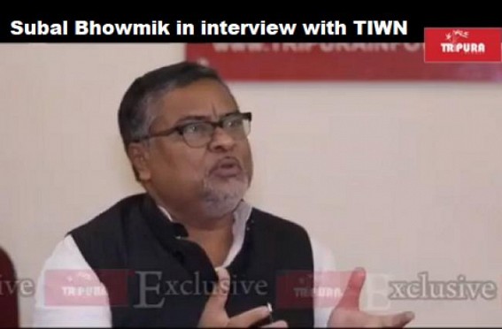 Congress leader Subal Bhowmik hits BJP Govt for Tax-Burdens on Common men, statewide poverty, hunger hang on