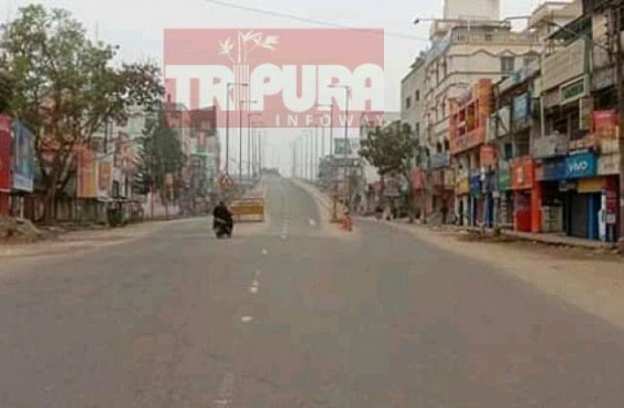 Anti-CAA, Anti-Privatization, Anti-Modi Strike paralyzed normal lives in Tripura, Transport services halted