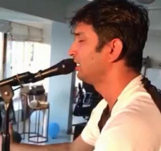 Sushant sings Krishna bhajan in a video that has emerged online