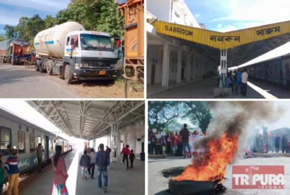 Panisagar Violence : Rail, Road Transport System Affected in Tripura as Regional Party Calls Strike 