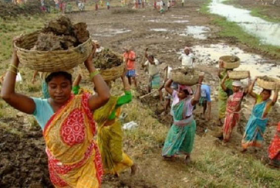 MGNREGA mandays dropped drastically in Tripura : Poverty in rise