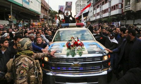 Soleimani's funeral processions take place in Iran