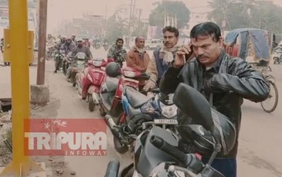 Petrol crisis hits Tripura, price increases at Rs. 77 on Tuesday 