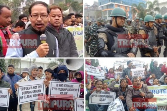 Police turned down CAA Protest rallyâ€™s permission in Agartala, Protesters arrested : Joint Movement condemns BJP Govtâ€™s Dictatorship, asks, â€˜Have we lost Democracy ?â€™