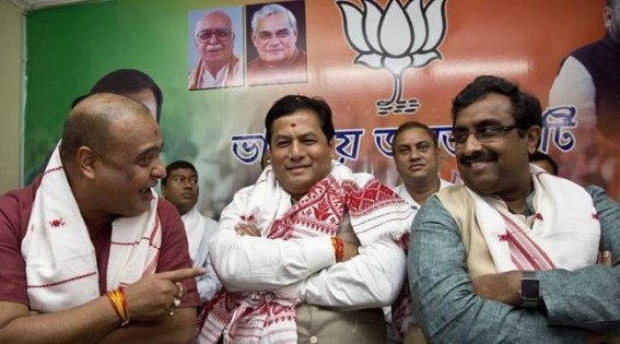 Two ministers inducted in Sonowal's Cabinet