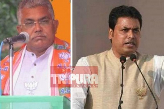National report reveals BJP losing wave in Tripura, West Bengal : In Tripura, CMâ€™s image blamed as one of the key points 