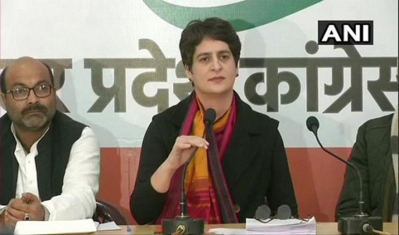 Priyanka to lead Cong movement on farmers in UP