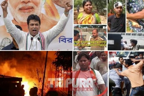 â€˜I convey my regards on National Voters Dayâ€™, said Tripura CM who introduced â€˜Broad day Lightâ€™ Rigging, Booth Capturing, Vote theft and Culture of Political violence in Tripura