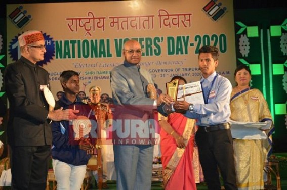 10th National voters day 2020 observed with the theme,'Electoral literacy for Stronger Democracy'