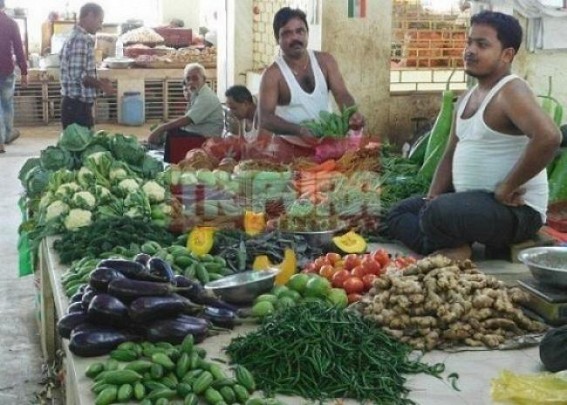 Customerless situations in Tripura small markets, high vegetable, commodity prices continue