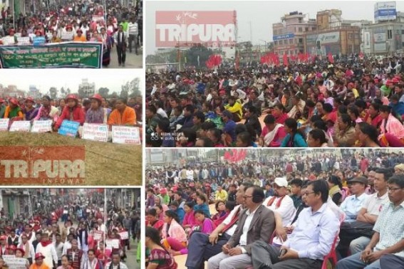 GMPâ€™s Huge Anti-CAA rally paints Agartala town Red, BJP-IPFT losing mass popularity : Mammoth Rally proven CPI-Mâ€™s tight grip in ADC area