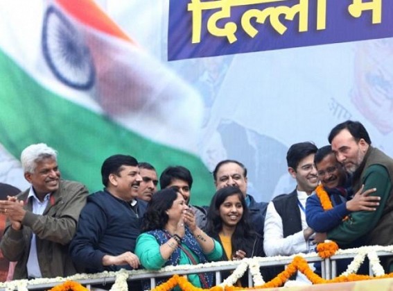 'Kejriwal...Kejriwal ! Saari Delhi tere naam': AAP's new slogan for Kejriwal