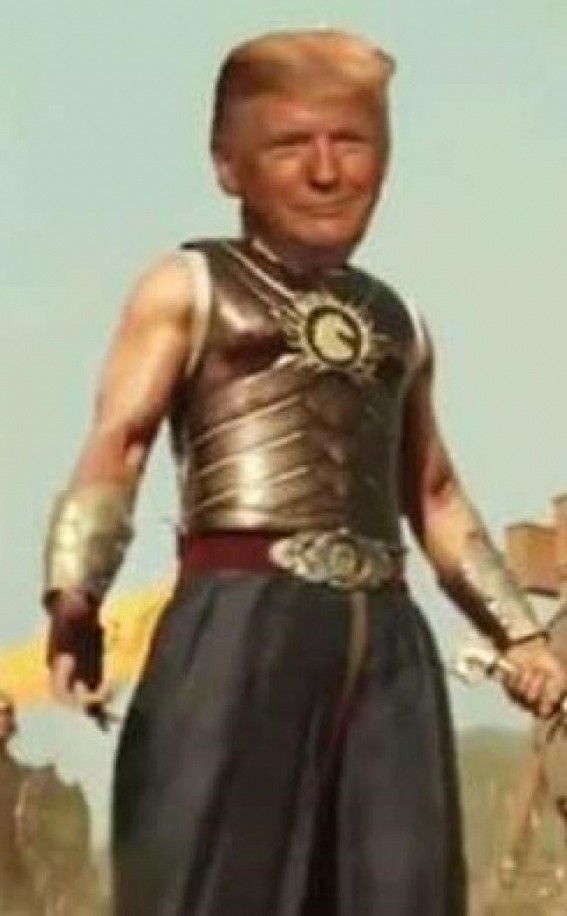 Trump's 'Baahubali' avatar is a hit