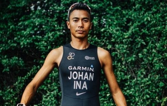 Indonesia's Johan defends title in int'l triathlon c'ship