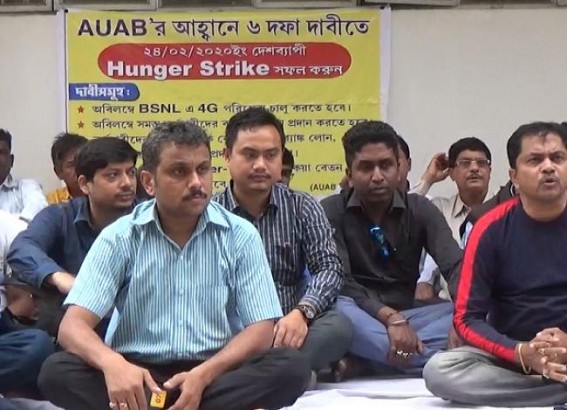 BSNL employees go in hunger strike demanding 4G spectrum 