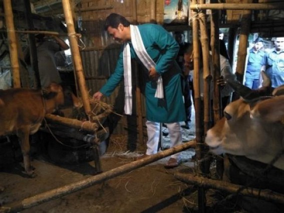 â€˜DA only possible after cow-industry grows in Tripura' ! Animal Husbandry employees are responsible for Pending DA of all Tripura Employees : Biplabâ€™s JUMLA claim to hide BJPâ€™s failures