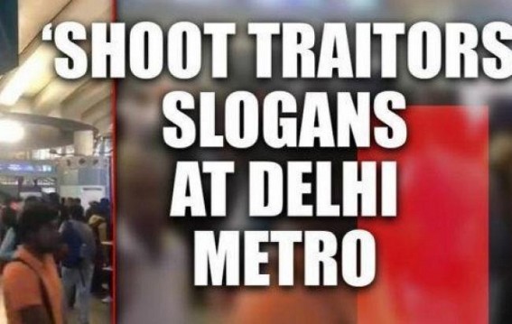 6 detained for shouting 'shoot the traitors' in Delhi Metro